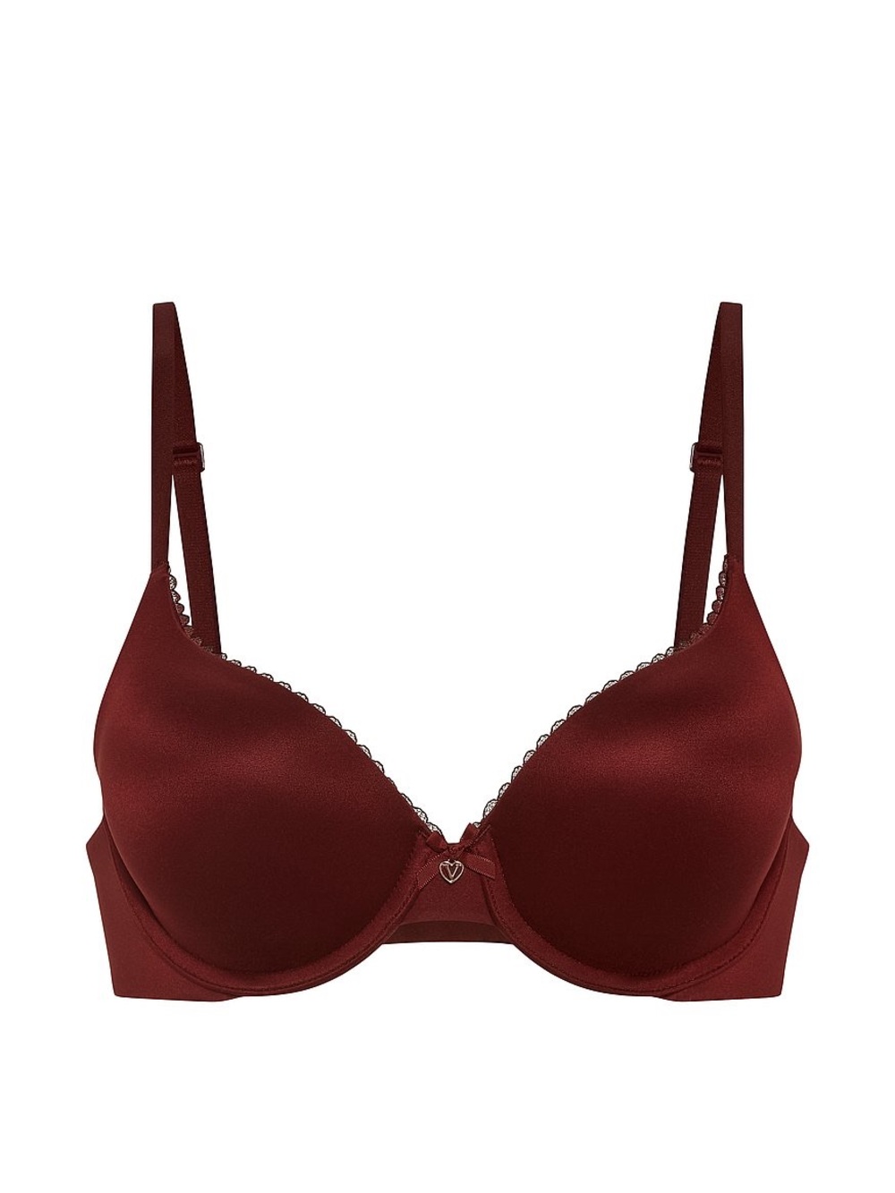 Victoria's Secret Deep Burgundy Molded T-Shirt Bra